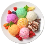 ice-cream-on-plate